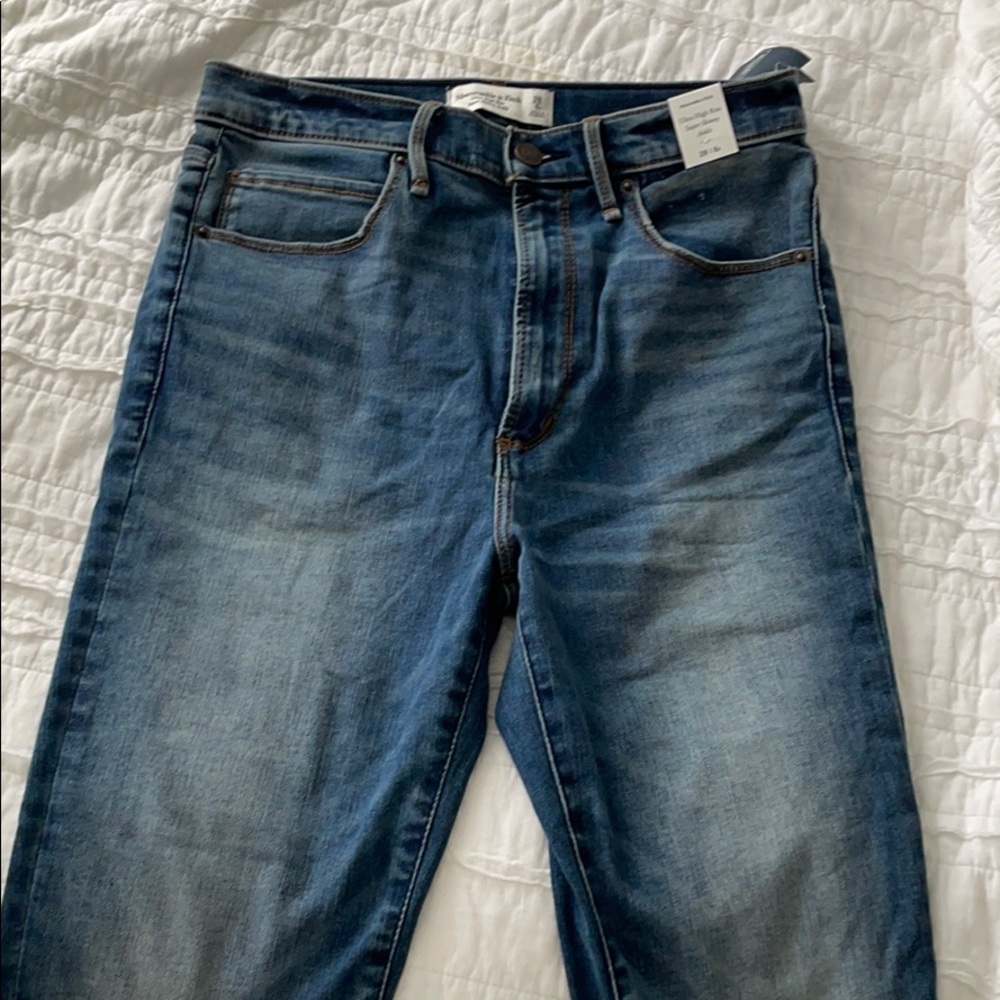 Abercrombie ultra highrise super skinny ankle jean